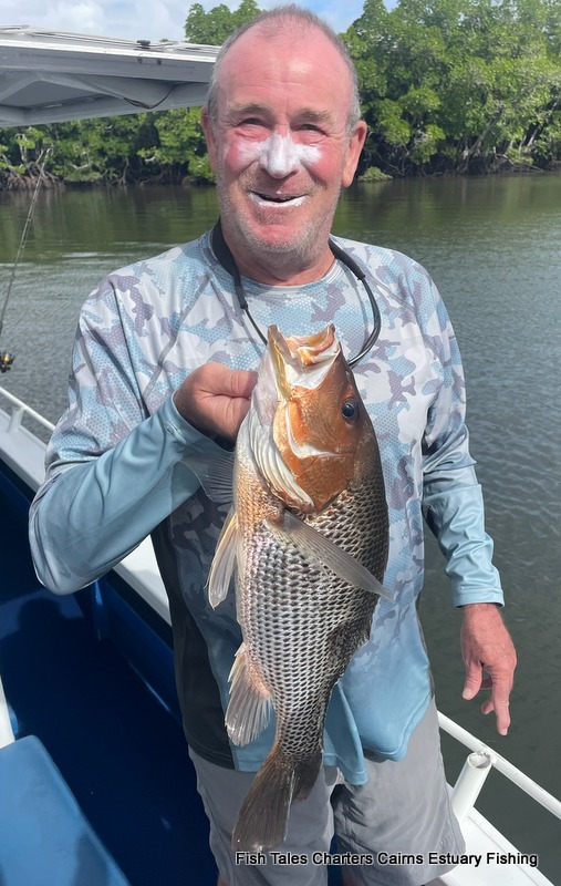 fish_tales's tweet photo. From Wednesday 17th May 2023 estuary fishing with Mark and friends!
#fishtalescairns #estuaryfishing #trinityinlet #cairnsharbour #barramundi #thisisqueensland @queensland @tropicalnorthqueensland #mangrovejack #theFNQway #fishinguptheinlet #51cmFingermark #Barra #exploretnq https://t.co/PvWFJaXep6