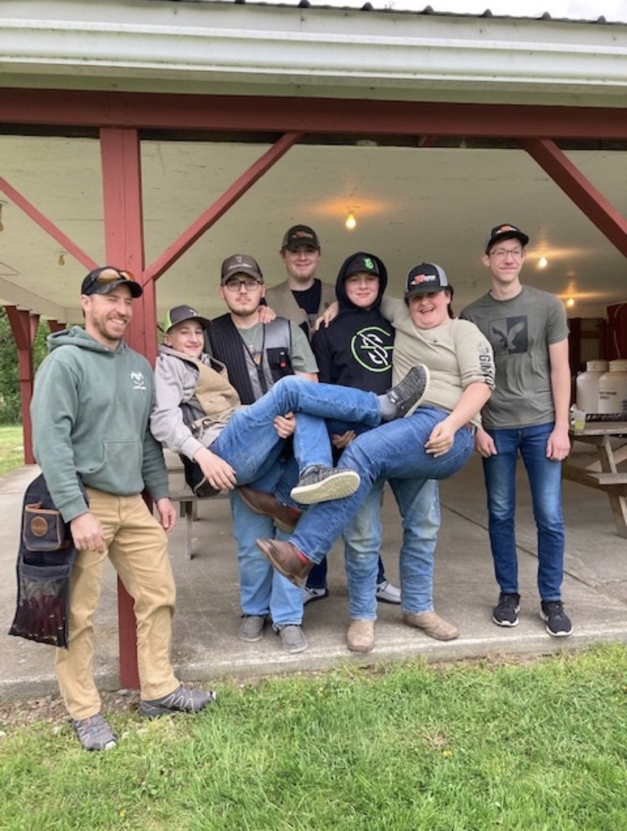 Last trap shoot of the year.  Thank you Coach Cowell! 🧡🖤 @WaterlooAD @WaterlooFamily