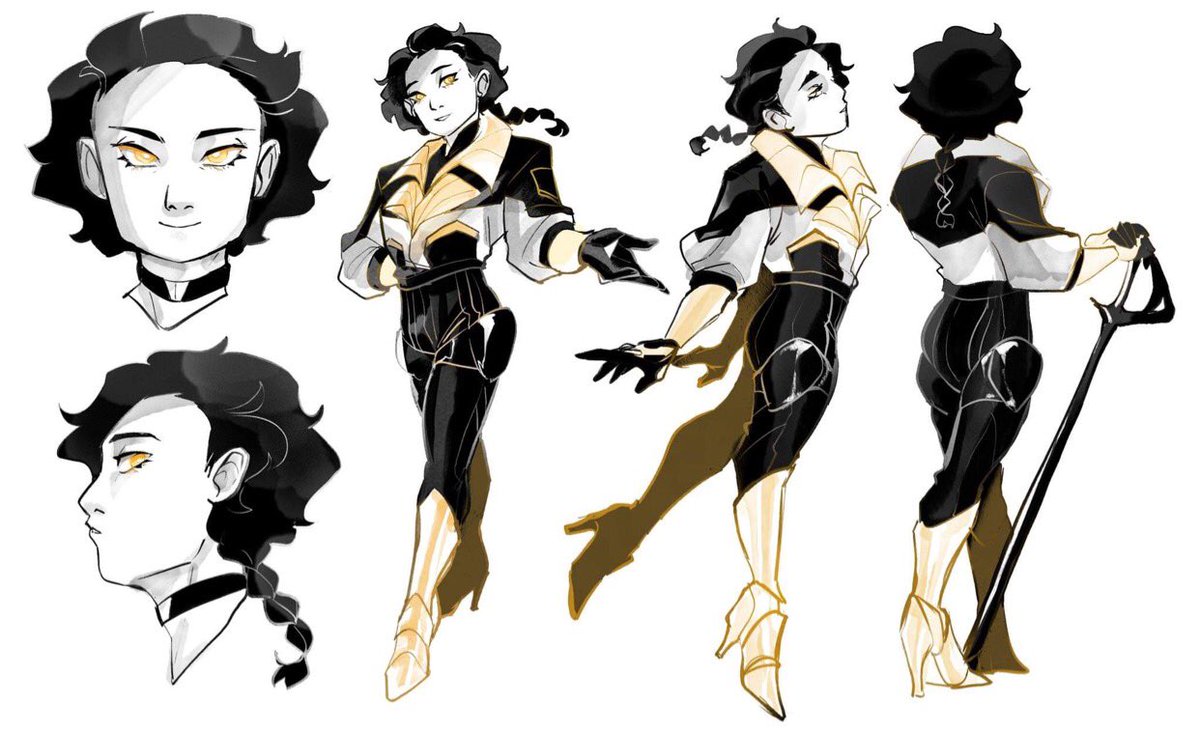 new comic art style test bc the one rn takes forever to color!!!