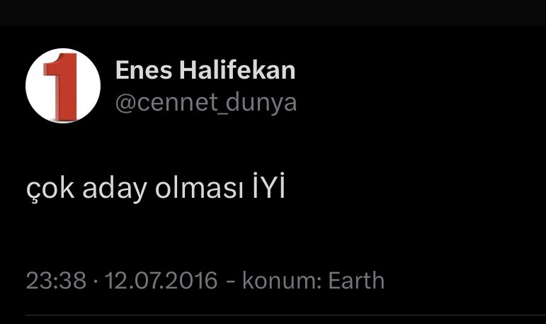 Bu tweetten 1 yıl 3 ay sonra İyi Parti kuruldu…