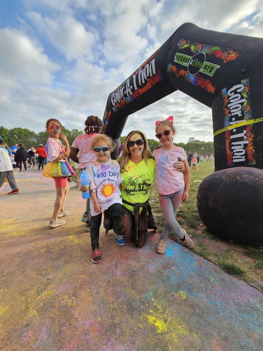 Had a great time at our PTA Color-a-Thon fundraiser! My girls loved it! Best PTA, families, students &amp; staff!