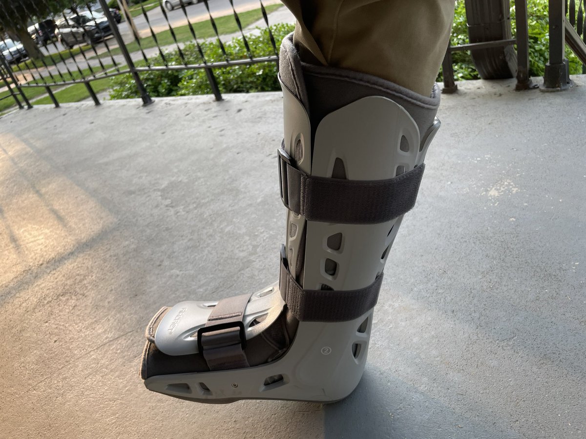 I have a knack for seriously injuring myself doing the most mundane things… may I present, walking down stairs: