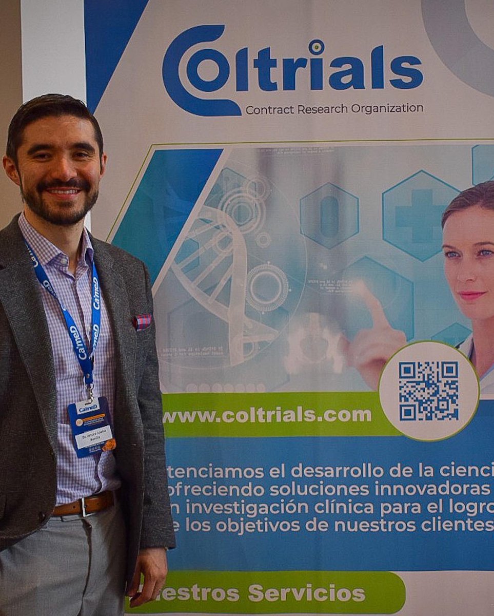 ColtrialsCRO's tweet photo. #COLTRIALS En el marco de la III versión del simposio de investigación clínica organizado por #CAIMED , hicimos parte de la feria de servicios, dando a conocer a importantes líderes del campo de la investigación clínica nuestro portafolio de servicios. https://t.co/oFMBQa7C1E