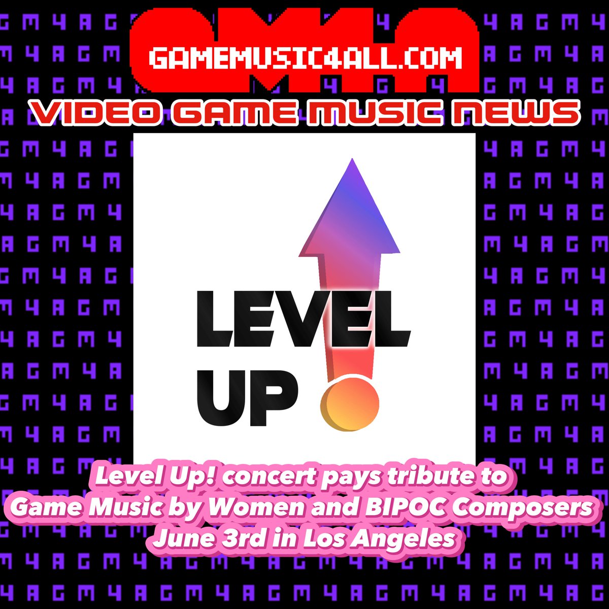 Game Music 4 All (@genoboost) on Twitter photo Upcoming Event! Level Up! concert pays Tribute to Game Music by Women and BIPOC Composers June 3rd in Los Angeles
<a href="/HelixCollective/">Helix Collective</a>
Find more info and game music news at: gamemusic4all.com/vgmnews
Read at: gamemusic4all.com/blog/2023/5/10…
#VGM #gamemusic #videogamemusic #vgmnews Upcoming Event! Level Up! concert pays Tribute to Game Music by Women and BIPOC Composers June 3rd in Los Angeles
<a href="/HelixCollective/">Helix Collective</a>
Find more info and game music news at: gamemusic4all.com/vgmnews
Read at: gamemusic4all.com/blog/2023/5/10…
#VGM #gamemusic #videogamemusic #vgmnews