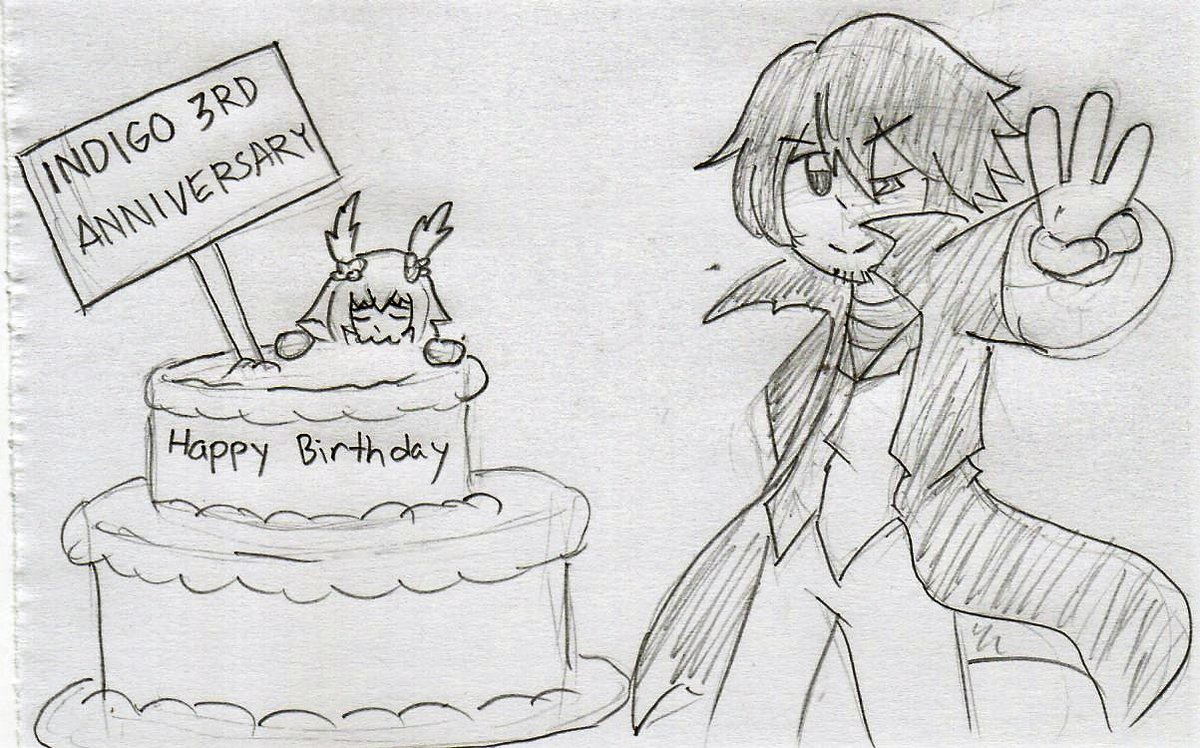 lester_2020's tweet photo. A birthday and anniversary doodle for @RomaHeroii
#forgottenindigo https://t.co/KC5XRPnnPy