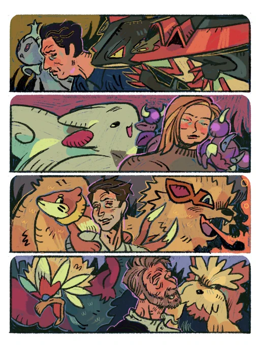 my fav soul crushing drama show's characters' pokemon teams