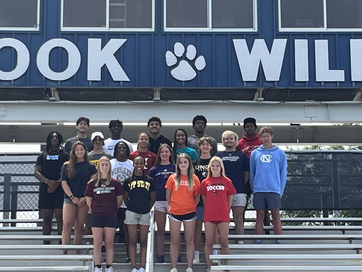 MillbrookSports's tweet photo. Check out these c/o 2023 Wildcats who will all be playing at the collegiate level next year!! Way to go Cats! We’ll always be your biggest fans! 💙💙💙 https://t.co/IV2QlYKkCz
