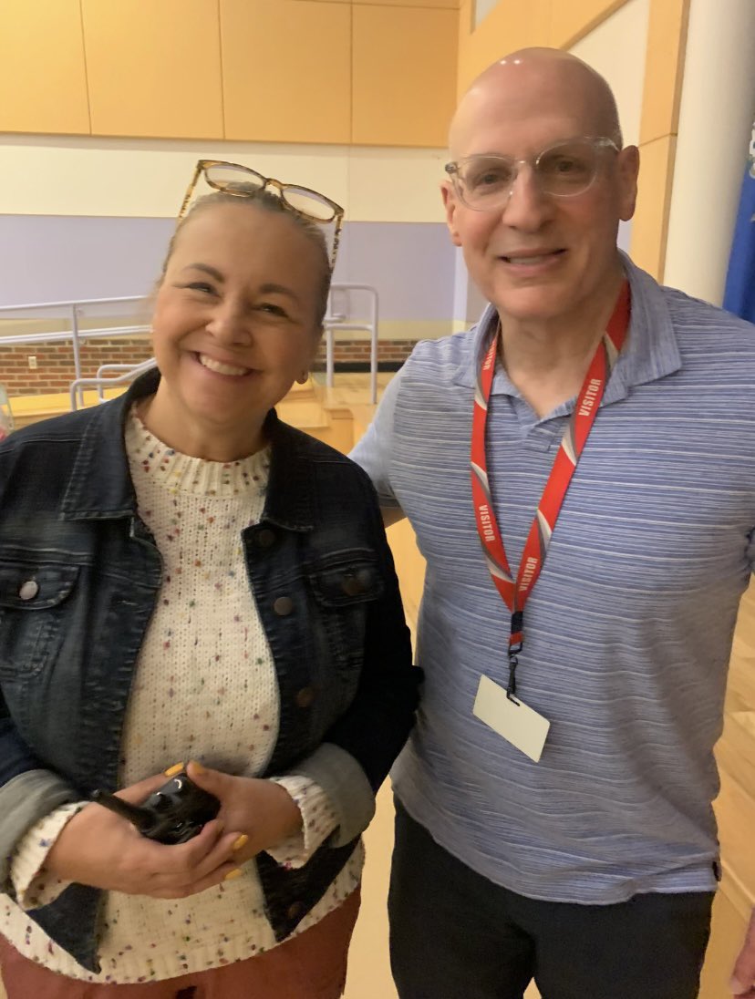 mrs_morrill's tweet photo. It was a wonderful visit with children’s author @gordonkorman today! The kids are so excited to read more of his books! https://t.co/84HX4ulWLR