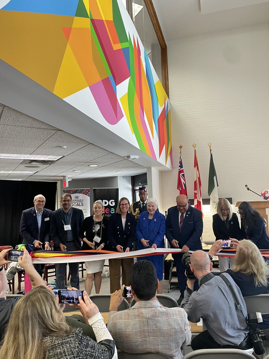 karinagould's tweet photo. We all have a role to play in building a more sustainable and equitable future. The Sustainable Development Goals help lead our way. 

Congratulations to @CityKitchener on the opening of the SDG Idea Factory and bringing us one step closer to a better tomorrow. https://t.co/NQW3SJ8NKK