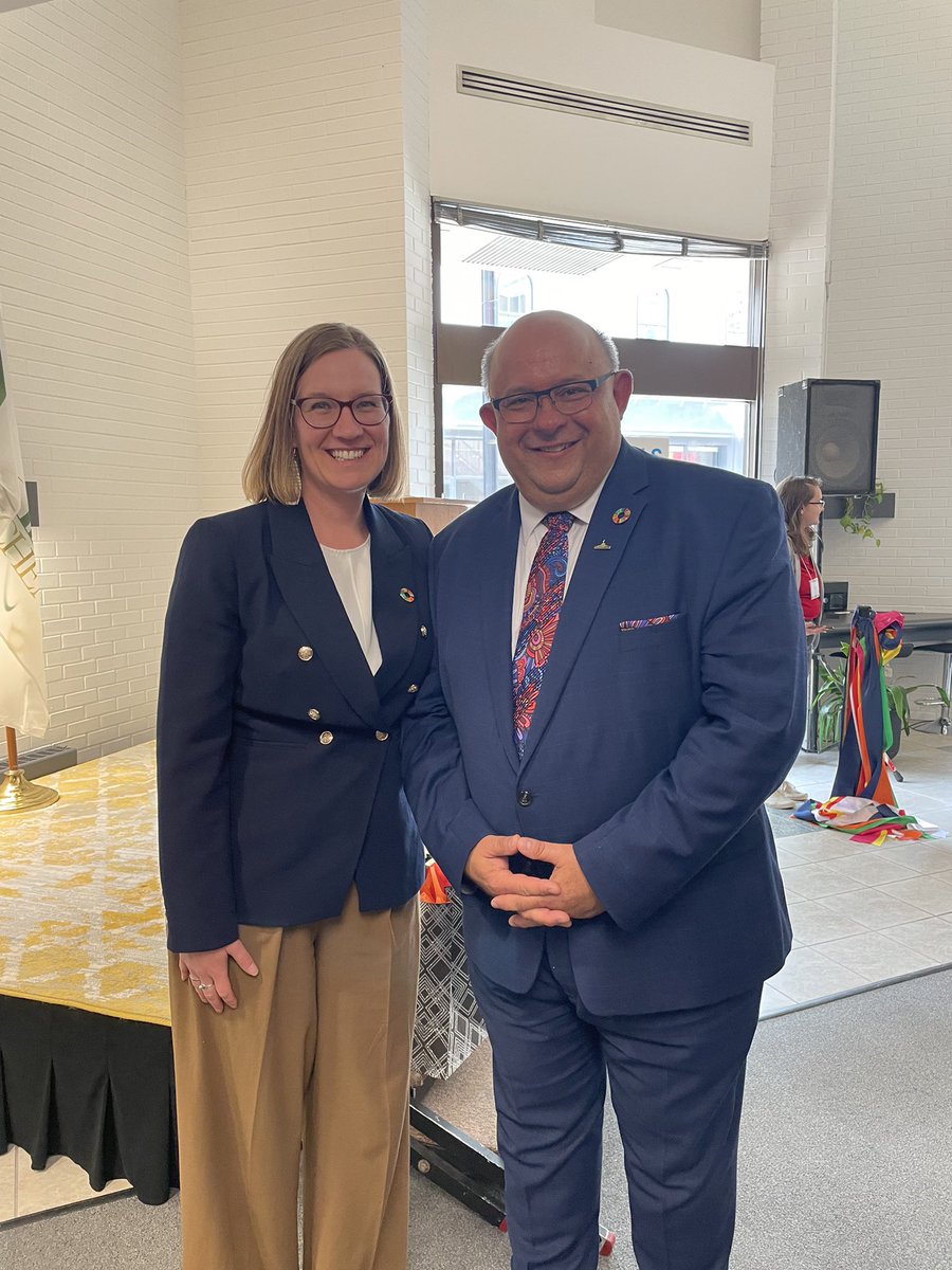 karinagould's tweet photo. We all have a role to play in building a more sustainable and equitable future. The Sustainable Development Goals help lead our way. 

Congratulations to @CityKitchener on the opening of the SDG Idea Factory and bringing us one step closer to a better tomorrow. https://t.co/NQW3SJ8NKK