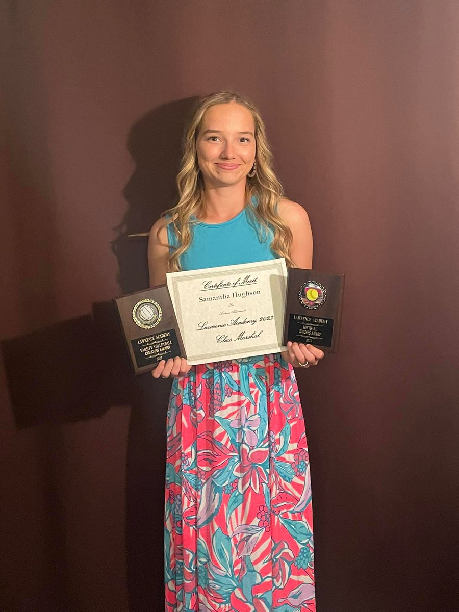 I am blessed to have received all-conference for my high school team this year. I also received a coaches award in both volleyball and softball along with being recognized as a junior marshal. I also received an all state award for the 1a schools. @ecbulletsthorpe