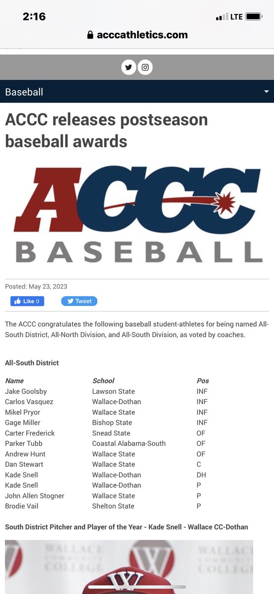 StevenAHunt20's tweet image. It’s been a pretty amazing week for Andrew, ACCC First-Team, all conference and commitment to UAB. Proud Dad!
@andrewhunt_3