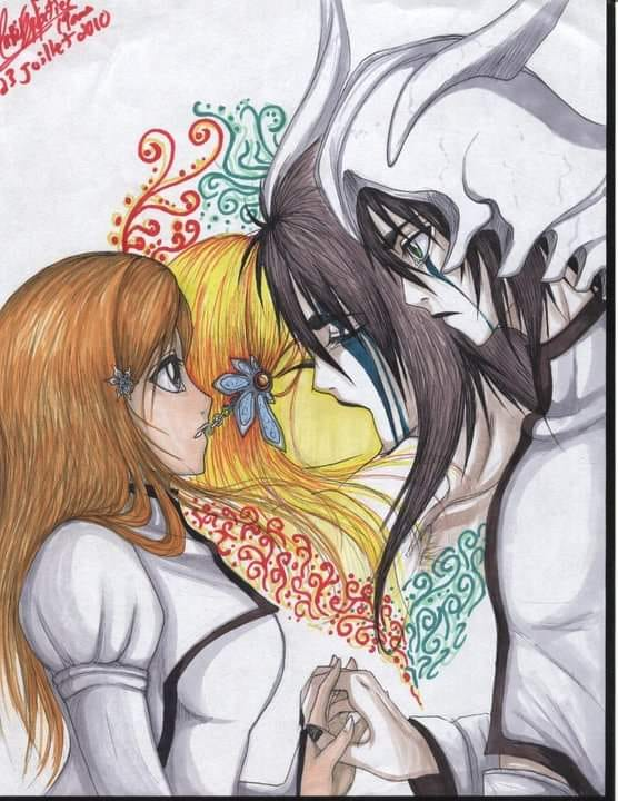 UlquihimeLovers's tweet photo. idk if anyone remembers gabrielmanga, they had a unique art style and did a lot of their work traditionally. They made an #ulquihime comic called Melody of Melancholy. But they deleted their account so everything is gone. I found this old image of theirs from back in 2010 https://t.co/B7T7GucrTQ