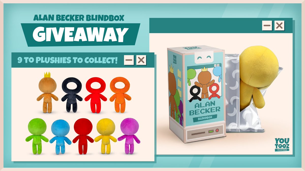 Retweet and follow @youtooz for a chance to win a blind box of these stick figure plushies. Winners will be announced on the drop day, May 27th!