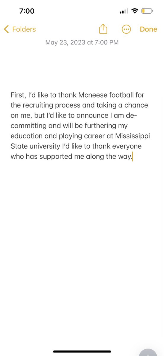 gwevans04's tweet photo. COMMITTED‼️ @Coach_Barbay @CoachSchexMSU @_CoachBump @HailStateFB‼️ready to get too work‼️‼️ https://t.co/Swc2cayfaR