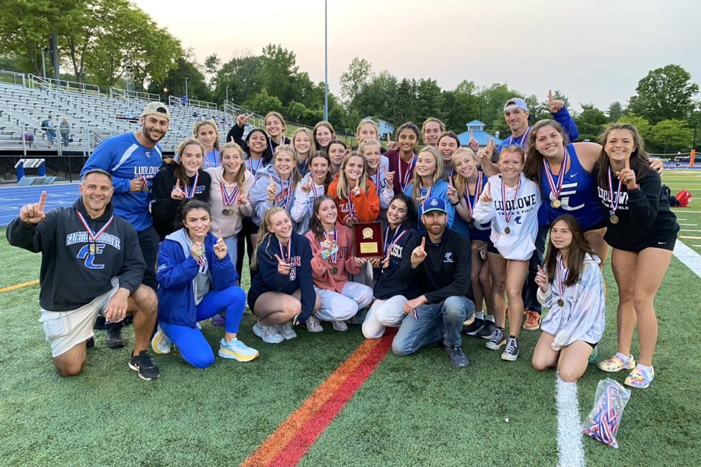 EricsonSports's tweet image. Ludlowe wins first FCIAC girls track title #cttrack