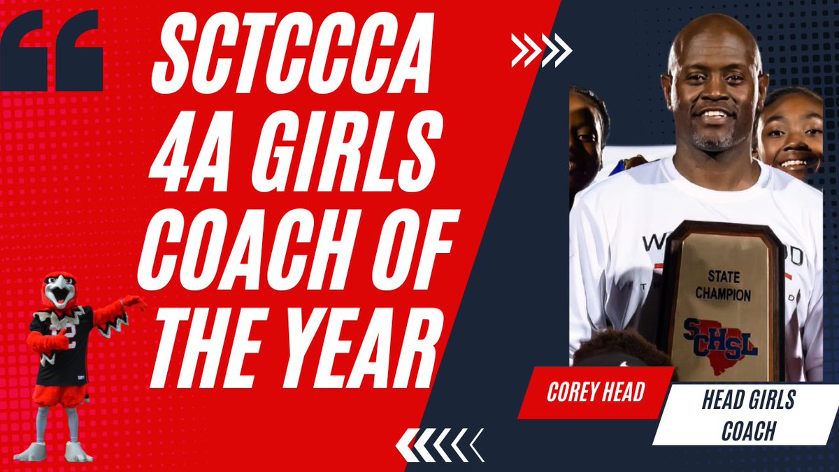 WHSRedhawks's tweet photo. Congrats to our guy Coach Head! Well deserved sir! Way to bring the 🏆 back to the 🏰!!! @thestate @LouatTheState @WWREDHAWKTRACK @RedhawkJackson1 @therundown_whs @thevoice_paper @KoachKnight @bromker_white @WHS_Redhawks @redhawk_track https://t.co/ABQGGdNoBM