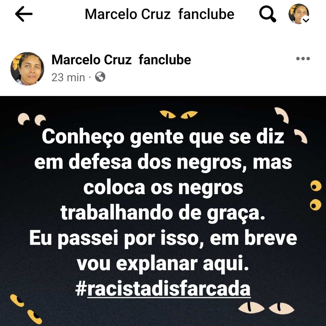 MarceloCruzTSD's tweet photo. #RACISTA #Afro #afroracista #constrangimento https://t.co/xs67GX3r2g