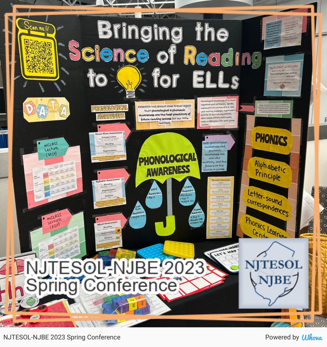 Poster Session: Bringing the Science of Reading to Light for ELLs  <a href="/NJTESOL_NJBE/">NJTESOL_NJBE</a> #njtesolbe23 via Whova event app whova.com/whova-event-ap…