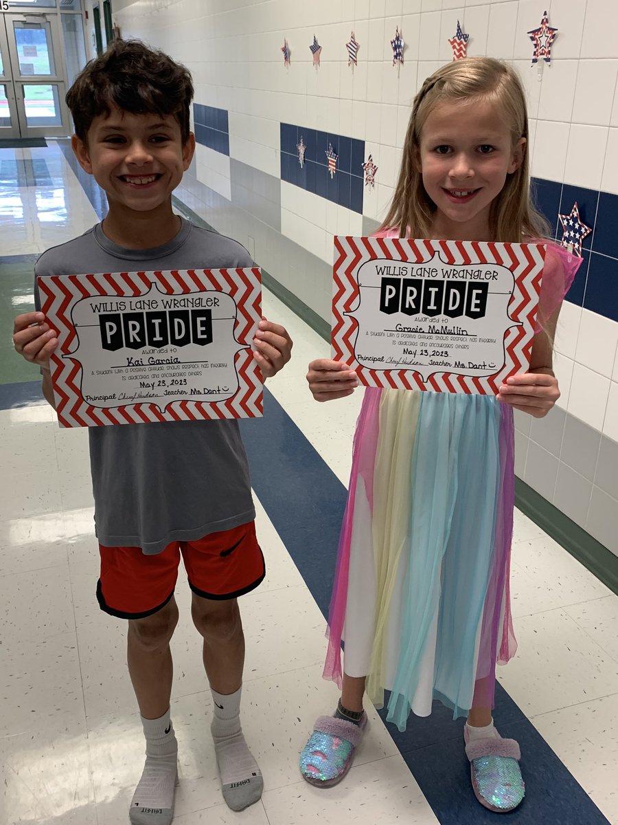 MsDant2_WLES's tweet photo. Congratulations to my 4th nine weeks award winners for PRIDE, PE, and Perfect Attendance! Way to go!!@WillisLaneES @wles2ndgrade https://t.co/oaX4fDqTpg