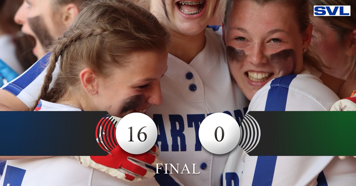 hcaneswirl's tweet photo. #CanesWin!! Softball celebrated their seniors in style with a16-0 victory over Woodstock tonight at Maxfield. Logan Evans with an historic 3-run homer that cleared BOTH sets of fences to set the tone. Hartford (11-3) travels to Otter Valley Thursday (4:30) https://t.co/kFikmNnj16