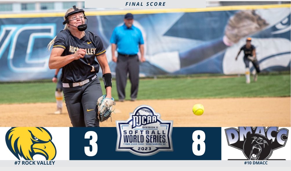 RVC_Softball's tweet photo. We drop first round. Back at it tomorrow at 12pm ET! 🥎🦅 #Best4Vest #RVCSoftball https://t.co/E6kNomhEW5