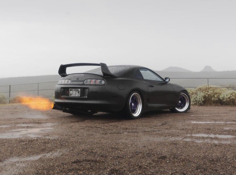 Supra throwing flames 🔥