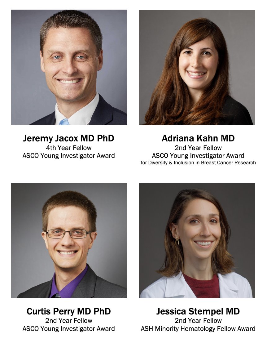 🥳🎉 BIG BIG BIG CONGRATS to our fellows on their prestigious research awards!🏆🏅 We are so proud of these amazing young doctors and their diligent efforts to advance cancer care 🧑‍🔬🔬💡 @ASCO @ConquerCancerFd @ASH_hematology @YaleCancer @curtperrymdphd @adrianakahnmd @JMStempel