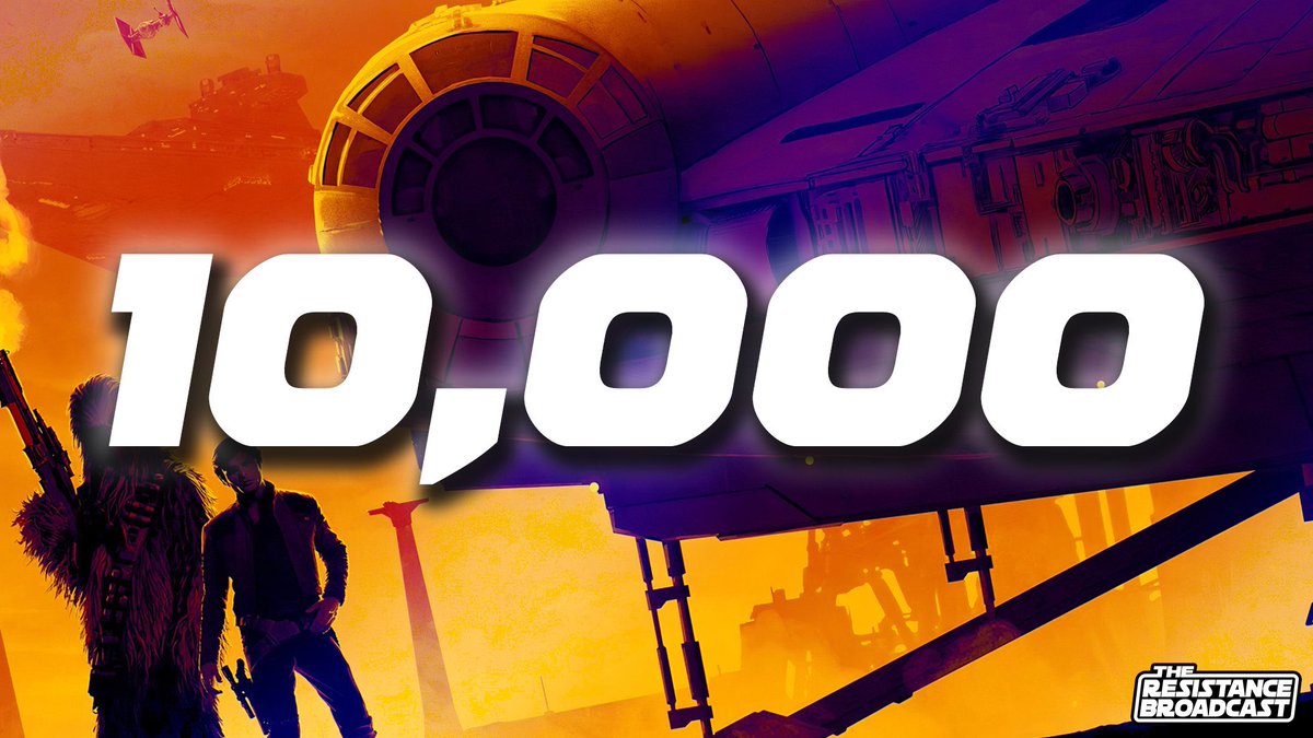TRBpodcasts's tweet image. WE DID IT! 10,000 tweets for #MakeSolo2Happen! It’s incredible to see #StarWars fans come together and celebrate SOLO. 🙌🙌🙌