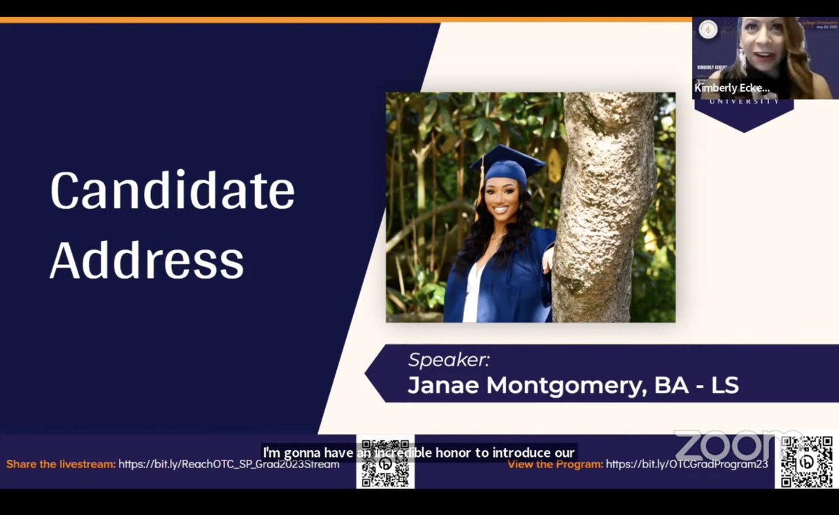 'A bright light. A huge gift in our community. She's made our community better. And I've seen it first hand,' shared Dean Kim Eckert about the most incredible Janae Montgomery, who will offer our Candidate Address. @WBRSchools @2018LATOY #ReachTeachers #ReachNewHeights