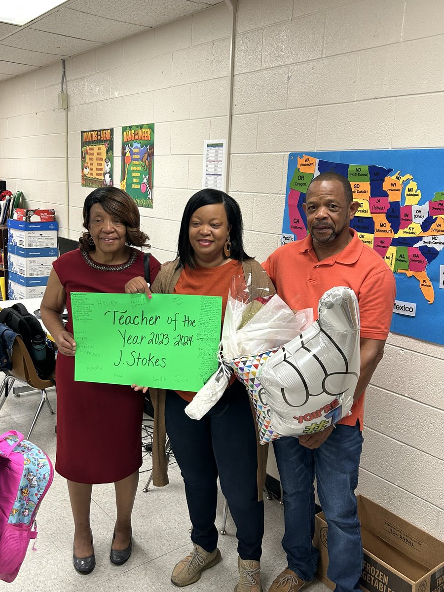 Reidsville Middle (@reidsvillems) on Twitter photo The Raider Nation would like to congratulate Ms. Janice Stokes as the RMS 2023-24 Teacher of the Year. Ā Ms. Stokes was surprised with this recognition by her students and some special invited guests (mom and brother) earlier today. Ā Well deserved!
<a href="/RCS_NC/">Rockingham County Schools</a> The Raider Nation would like to congratulate Ms. Janice Stokes as the RMS 2023-24 Teacher of the Year. Ā Ms. Stokes was surprised with this recognition by her students and some special invited guests (mom and brother) earlier today. Ā Well deserved!
<a href="/RCS_NC/">Rockingham County Schools</a>