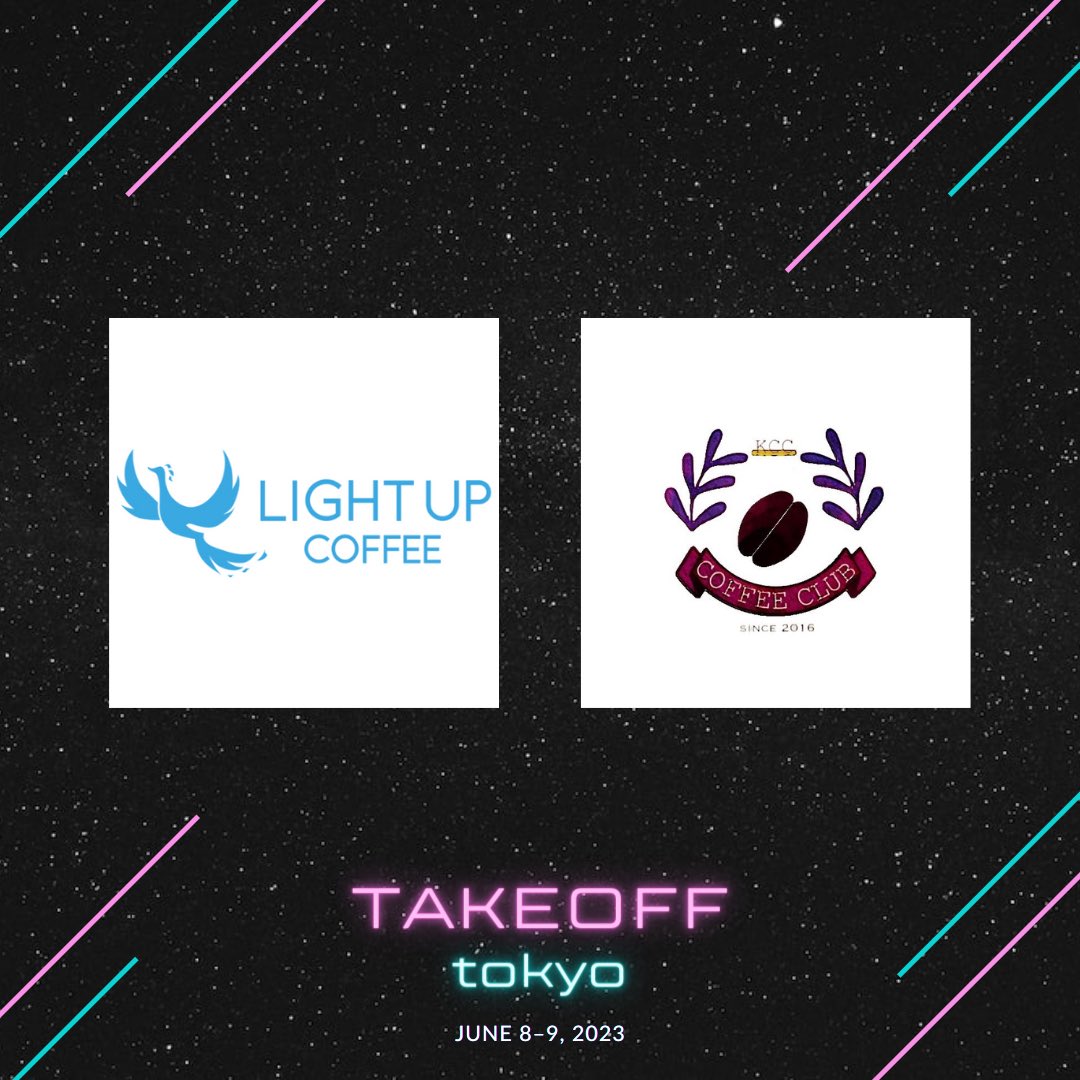 takeoff_tokyo's tweet photo. Good morning!☀️ Do we all agree everything gets better with coffee? We are excited to collaborate with LIGHT UP COFFEE @LightUpCoffee and Keio Coffee Club @KeioCoffeeClub to make our event even better☕🚀
Grab your ticket now at: https://t.co/vL9Jtuc4ee
#TakeoffTokyo23 https://t.co/A7KLKPiese