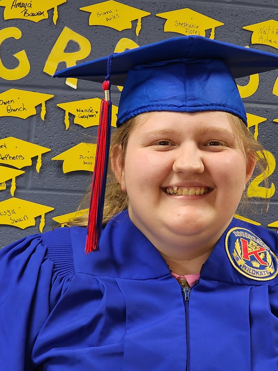 TwilightKHS's tweet photo. Congratulations to our latest Twilight student to meet graduation requirements for 2023 - 

Davina McKibben!!!!!!!

@Kats_Principal 
#everykideveryday https://t.co/dgK5tIRNh8