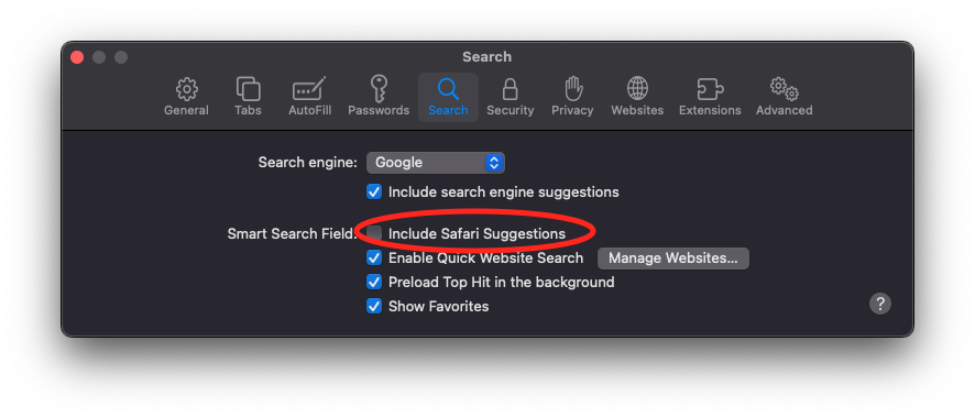 Here's a weird Safari bug with #macOS #Ventura 13.4 - type 'rash' (without quotes) and Safari will crash. Until Apple fix this, you can uncheck the 'Include Safari Suggestions' option in Safari Search Preferences & the issue goes away.
#MacAdmins