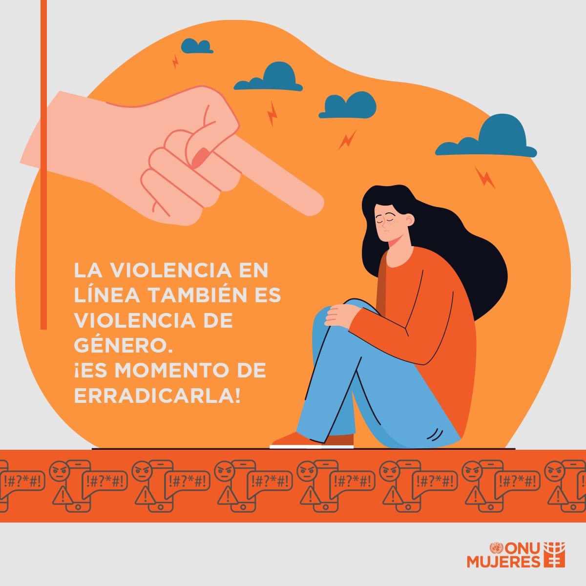 Las mujeres y las niñas afectadas por la violencia en línea a menudo son objeto de una victimización posterior debido a estereotipos de género nocivos y prohibidos por el derecho internacional de los derechos humanos.

Más información en 👉🏽 bit.ly/3FprSIB