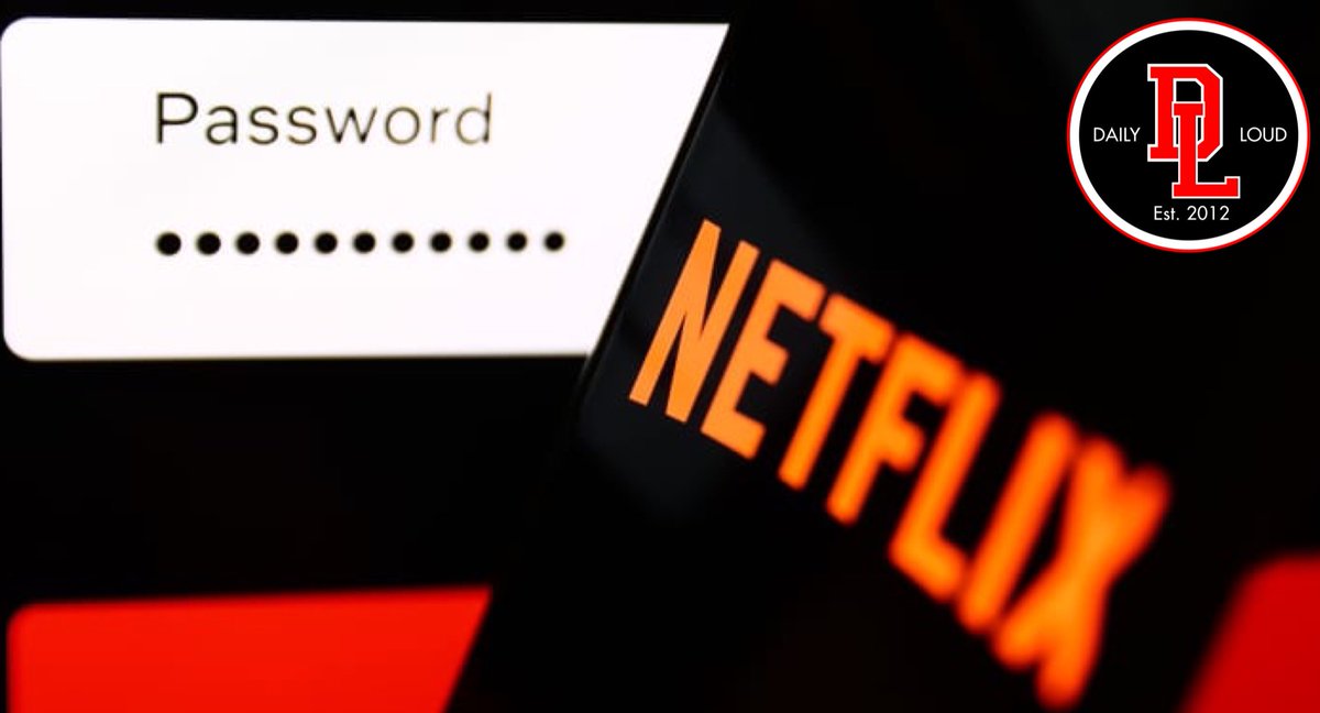 DailyLoud's tweet photo. Netflix password sharing crackdown rolls out in the U.S. — The cost will be $7.99 a month per person outside of their household using their account. https://t.co/7NlVbFPC1k