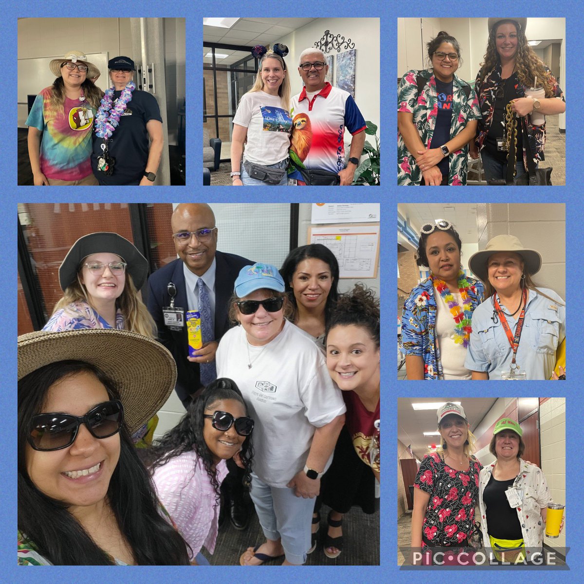 Beth Caillier Brown (@bethcaillierb) on Twitter photo It was Tacky Tourist Tuesday <a href="/CFISDHolmsley/">Holmsley Elementary</a> as we dressed for our upcoming vacations! A fun way to build community & camaraderie! #OurFutureIsBright <a href="/MMichelle425/">Mrs.Spinks</a> <a href="/mrs_agarza/">agarza</a> <a href="/gustavoaorozco/">Gustavo Orozco</a> <a href="/KennethHenryJr/">Kenneth Henry Jr.</a> <a href="/Believer_923/">Michelle Weyand</a> <a href="/BrendaSalinas4/">Brenda Salinas</a> <a href="/MrsGSalazar/">Griselda Salazar</a> @Jleeteacherlife <a href="/AlyssaTracy/">Alyssa Sanchez-Tracy</a> It was Tacky Tourist Tuesday <a href="/CFISDHolmsley/">Holmsley Elementary</a> as we dressed for our upcoming vacations! A fun way to build community & camaraderie! #OurFutureIsBright <a href="/MMichelle425/">Mrs.Spinks</a> <a href="/mrs_agarza/">agarza</a> <a href="/gustavoaorozco/">Gustavo Orozco</a> <a href="/KennethHenryJr/">Kenneth Henry Jr.</a> <a href="/Believer_923/">Michelle Weyand</a> <a href="/BrendaSalinas4/">Brenda Salinas</a> <a href="/MrsGSalazar/">Griselda Salazar</a> @Jleeteacherlife <a href="/AlyssaTracy/">Alyssa Sanchez-Tracy</a>