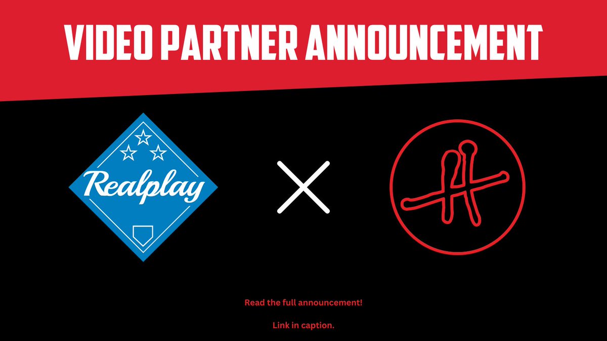 🚨 🎥 We're excited to announce our exclusive video partnership with @RealplaySports! Read the announcement here: bit.ly/3OTkta3 Headfirst chose Realplay due to their video quality, consistency, ease of use, and data integrations - making them ideal for our showcases.