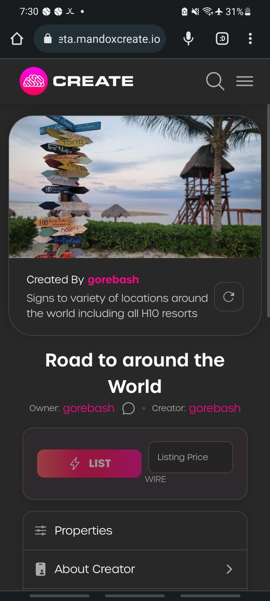 gorebashd's tweet photo. Another picture Minted in paradise on the amazing #CreateNFTCamera #NFT #Create #NFTphotography #Wire #socialmedia #interoperability https://t.co/Oq3FQ9LV7I