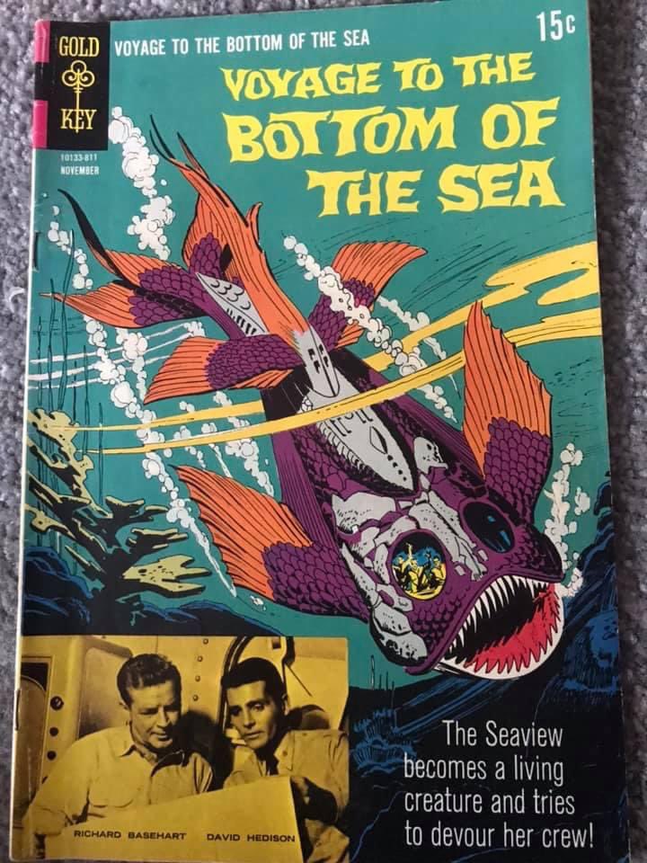 Gold Key did a great range of comics based on the Irvin Allen TV Voyage to The Bottom of the Sea. #Voyagetothebottomofthesea #classictv