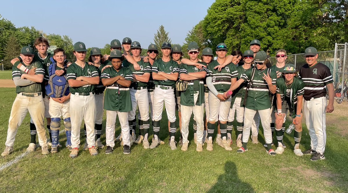 ConcordiaBB's tweet photo. Beacons win big over Washington Tech in the 1st round of the playoffs. 

@nick_brunn1 HR (6)
Ben Dorn gets 1st V win on the mound 

Next up Thursday at home vs #6 St: Croix Prep. Game time is 4:30pm https://t.co/8JSnsSxr05