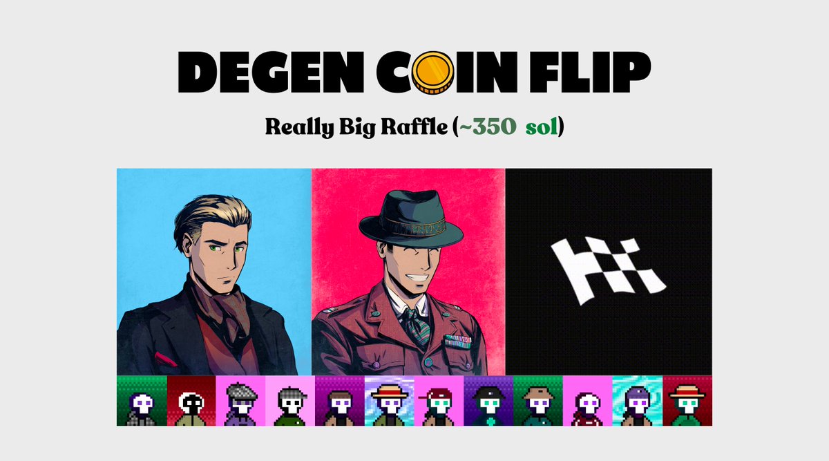 DCF's Infamous Really Big Raffle is back. 
This time with nearly ~350 SOL in prizes.  

2 x @MadLadsNFT 
15 x <a href="/assetdash/">AssetDash</a> 
15 x <a href="/GhostKidDAO/">Ghost Kid</a> 
 
🗓️ May 24rd - 31st
📸 Like + RT for 100 Million $BONK to 5 people
