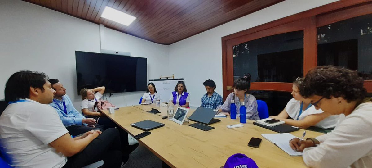 WeEffectLA's tweet photo. Reunión clave de la Misión de Verificación de la ONU en Colombia @SwedeninCOL 🇸🇪 y #WeEffect, para articular acciones conjuntas en Montes de María.
Visitaremos las cooperativas de base que forman parte del proyecto respaldado por la embajada de Suecia en #Colombia 🧵 🪡 https://t.co/VcHl7ZBV3G