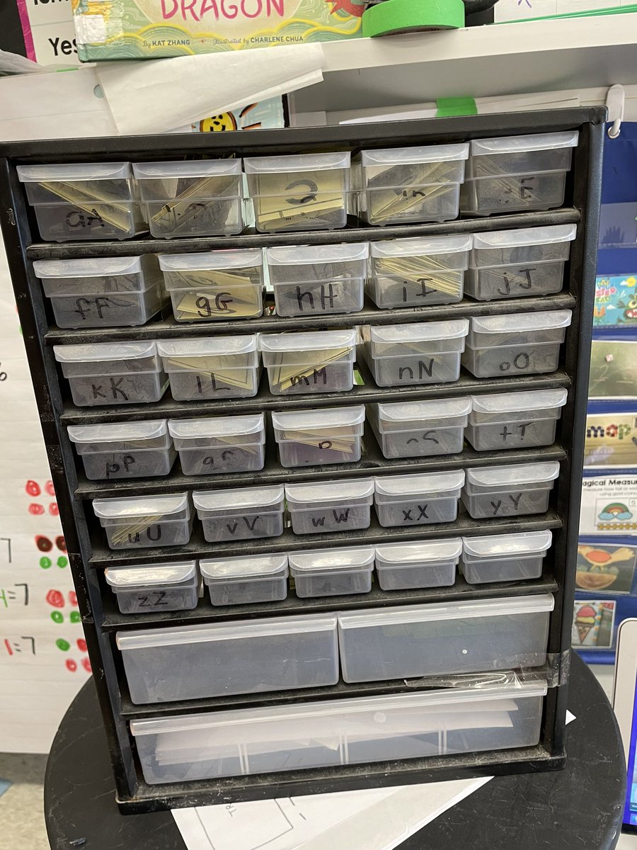 kindyteacher22's tweet photo. Today I pulled out my old letter tower for 4 Blocks โMaking Wordsโ to do word chains. The students did a wonderful job! #Structuredliteracy
#SOR #Scienceofreading #wordchains https://t.co/zd6UqwQCu0