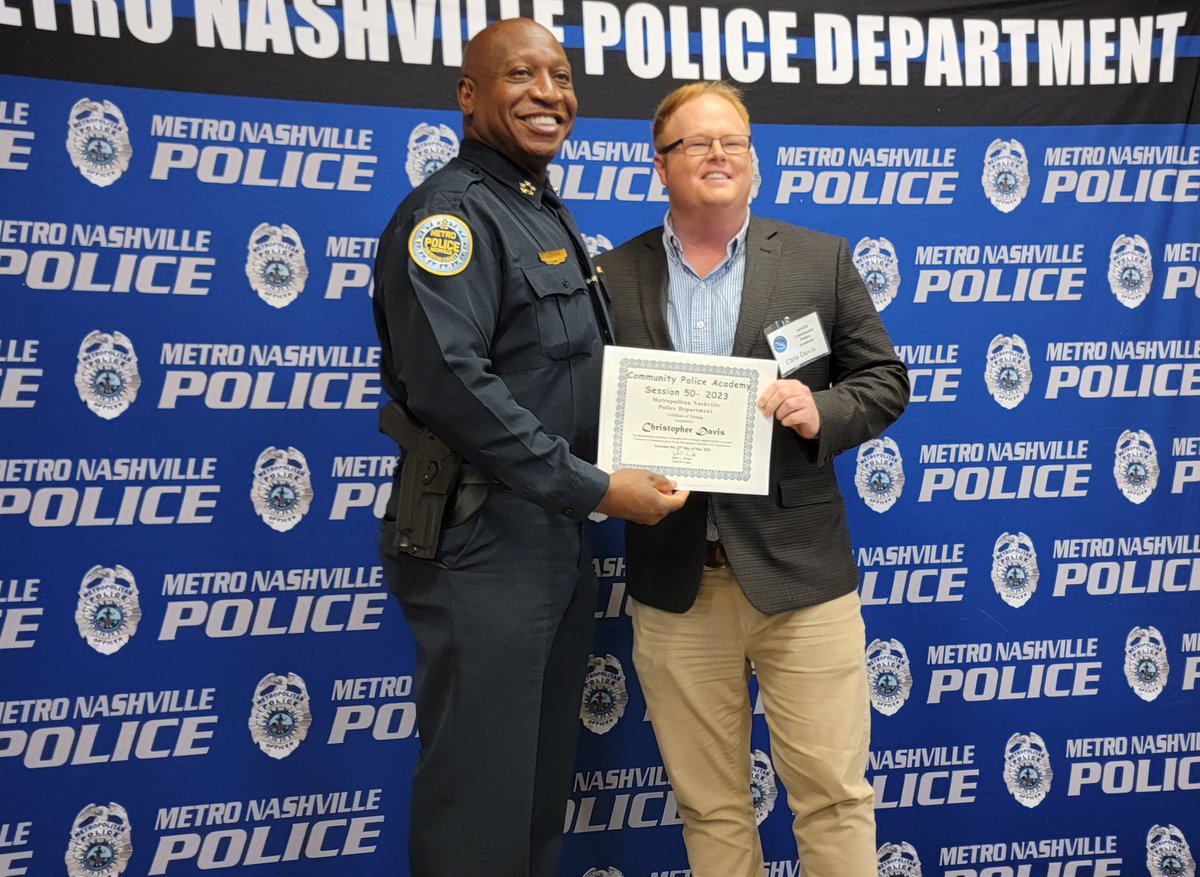 Metro Nashville PD on Twitter: "Congratulations to the 43 persons who