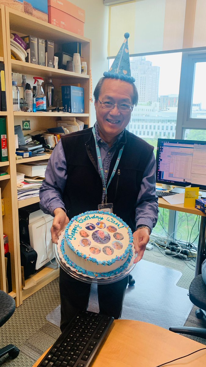 After a contact-everyone-ever-from-the-lab-for-the-Twitter-password hiatus, <a href="/TheLamLab/">Lam Lab</a> / <a href="/WanLamLab/">Wan Lam Lab</a> is back!
The first comeback post has to be of us celebrating Wan('s birthday)! 🥳

<a href="/Souza_pVanessa/">Vanessa G. P. Souza</a>, <a href="/nikita_telkar/">Nikita Telkar, PhD</a> + all non-Twitter lab members