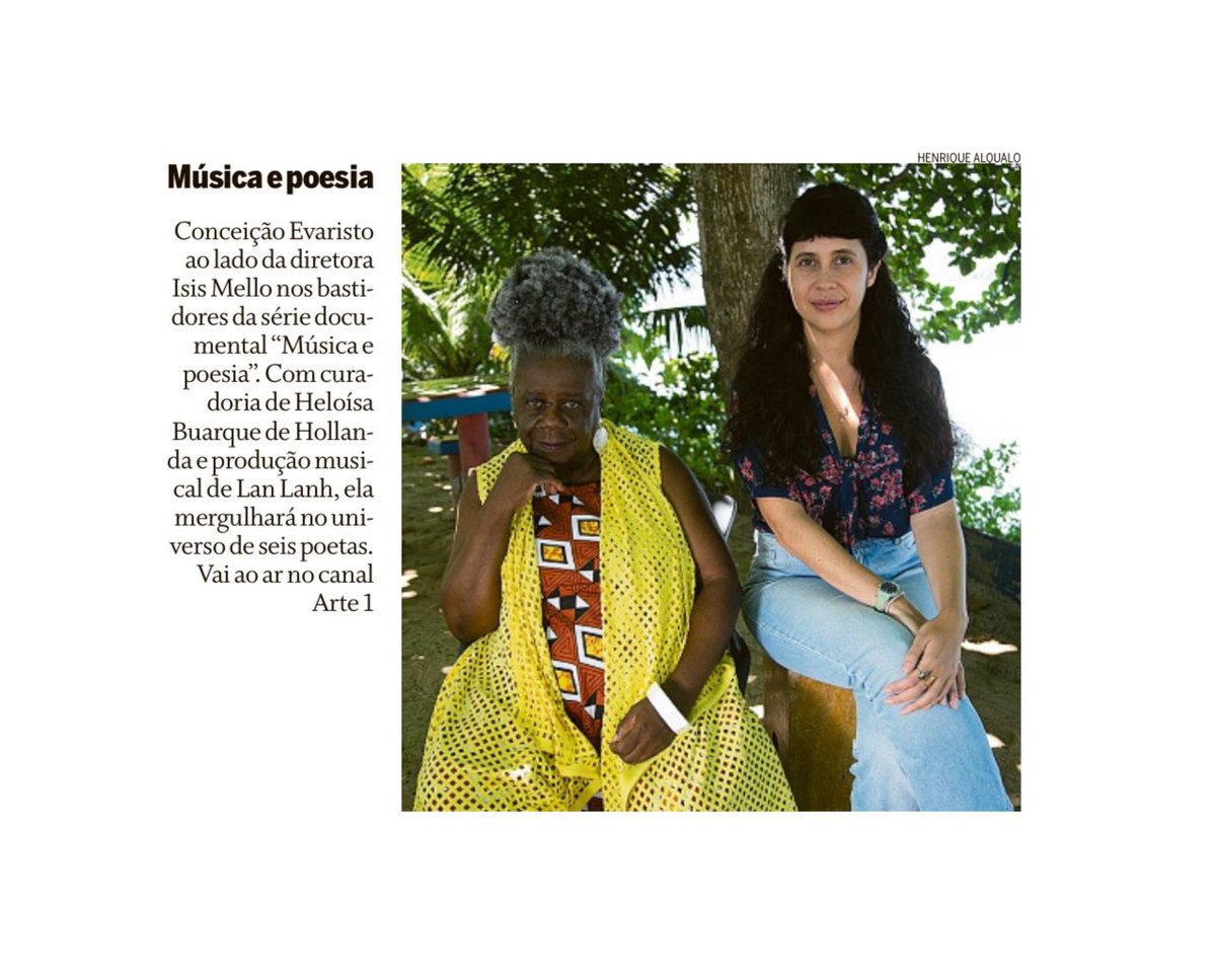 isismello's tweet photo. Que alegria estar no @JornalOGlobo com meu novo trabalho! https://t.co/1djTX7bw84