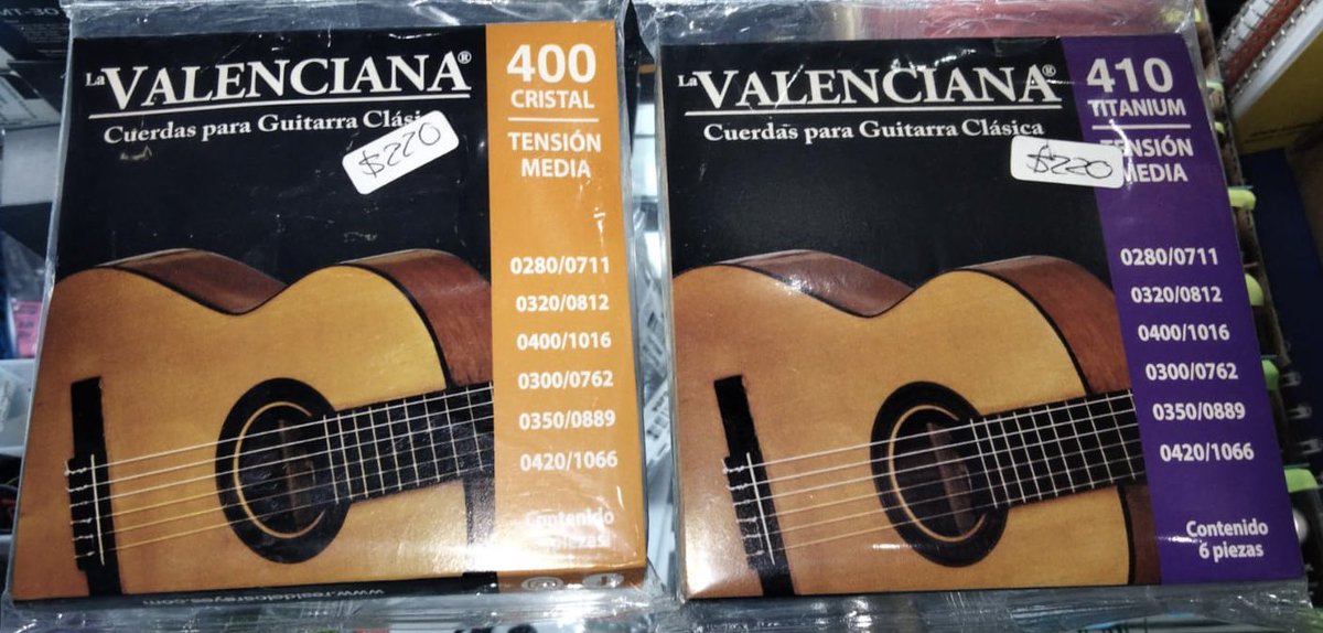 AMasterrr's tweet photo. La encordadura “Valenciana” goza de un equilibrio perfecto y afinación desde que son colocadas. Su sonido es cálido, con mucho cuerpo y potencia. Ideales para esas sesiones intensivas de estudio o para un recital de
guitarra clásica.

📌Consulta precio y disponibilidad. https://t.co/GSnn3YTB6L