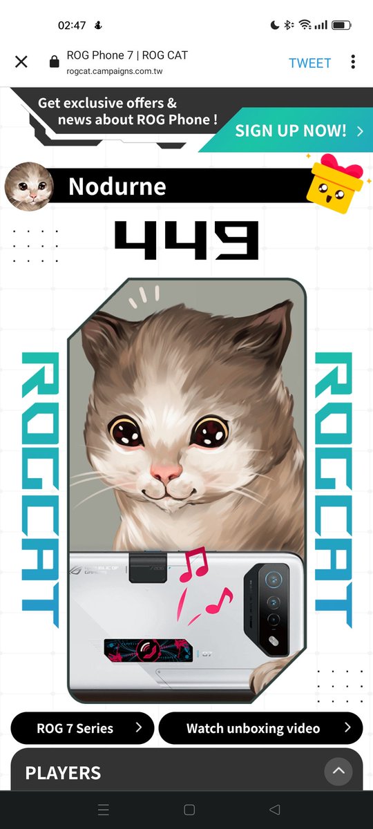 Nodurne's tweet photo. #ROGPhone7 #ROGCAT
Look at him being happy ❤️ https://t.co/ttbf6fDlpU