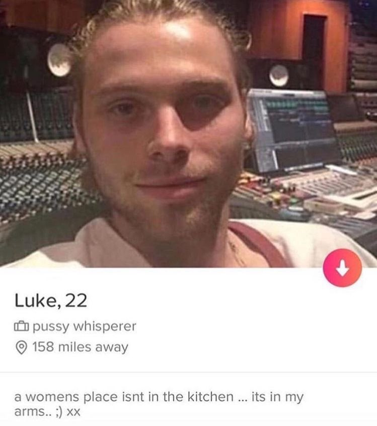 TheseBadOmens_'s tweet photo. this the only tinder profile I'm looking at;) https://t.co/eAfdOdwJZ8